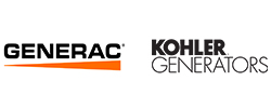 Generac and Kohler generator brands installed by Maze Electric